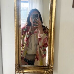 Frances Valentine Wool/Silk Floral Cardigan